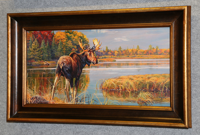Tahqua Crossing - Framed 29.5" x 17.5". Not necessarily this frame but of similar size and qualilty.